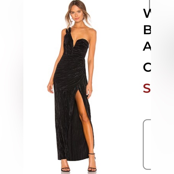Alice McCall Dresses & Skirts - Black Alice McCall size 2 one shoulder formal dress woman to woman